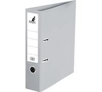 Kangaro Classeur en plastique polypropylène - Dos de 7,5 cm - Format A4 - Couleur : gris (classeur à anneaux, classeur à levier, porte-lettres)