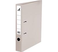 Kangaro Classeur en plastique polypropylène - Largeur du dos : 5 cm - Format A4 - Couleur : gris (classeur à anneaux, classeur à fichiers, classeur à lettres)