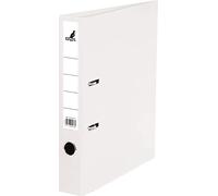 Kangaro Classeur en polypropylène - Dos de 5 cm - Format A4 - Couleur : blanc - Classeur à anneaux - Classeur à levier