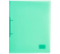 Kangaro Classeur vert transparent (PP, DIN A4, 2 anneaux 16 mm, mécanisme en O, dos 20 mm)