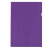 Kangaro K-34009 Protège-documents en polypropylène grainé Violet transparent Format A4 120 µ