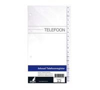 Kangaro K-6201 Contenu de l'annuaire téléphonique A-Z 4 trous