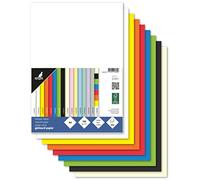 kangaro Lot de 100 feuilles de papier à lettre - Mélange de couleurs - Format A4-120 g/m² - FSC mix - Papier à lettre DIY K-0043F415-120 g