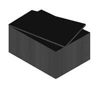 Kangaro Lot de 20 plaques de mousse format A4 Noir 29,7 x 21 cm - 5 mm - DIY pour l'artisanat, la présentation, le modélisme, le passe-partout