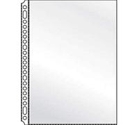 Kangaro Lot de 4 paquets de 25 pochettes perforées A4 PP 23r 80 microns Transparent