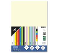 Kangaro Lot de 50 feuilles de papier à lettre beige DIN A4 160 g/m² FSC mix - Papier à lettre DIY K-0039-435