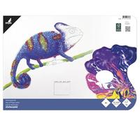 Kangaro Palette de 36 feuilles de papier 50 g collées sur 3 côtés avec trou pour les pouces