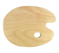Kangaro Palette De Peinture, Bois, Ovale, 300 X 240 Mm