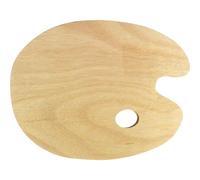 Kangaro Palette De Peinture, Bois, Ovale, 300 X 240 Mm