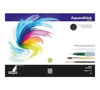 Kangaro Papier aquarelle A3-300 g - 16 feuilles - Noir