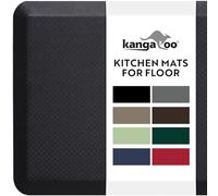KANGAROO Tapis épais ergonomique anti-fatigue pour sol de cuisine, bureau debout, dessus imperméable, résistant aux rayures, tapis en mousse rembourrée pour un confort tout au long de la journée, 43,2