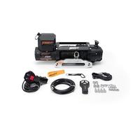 KANGAROO WINCH Treuil Electrique 12v Rapide 10000 lbs / 4541 kg - Puissant avec Câble Synthétique et Télécommande - Construction Fiable - Pour Véhicules 4x4, Forestiers et Utilitaires (K10000XP)