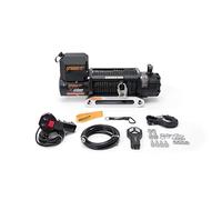 KANGAROO WINCH Treuil Electrique 12v Rapide 12000 lbs / 5443 kg - Puissant avec Câble Synthétique et Télécommande - Construction Fiable - Pour Véhicules 4x4, Forestiers et Utilitaires (K12000XP)