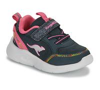KangaROOS Garçon Fille K-NY Chip Ev Basket, DK Navy Daisy Pink, 24 EU