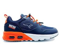 KangaROOS Baskets Basses Kx-Raptor pour Homme, Bleu Marine foncé et Orange Fluo, 36 EU