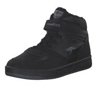 Kangaroos Baskets K-CP Bound Mid Ev, Unisexes, pour Enfant, Jet Black Steel Grey, 34 EU
