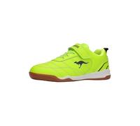 Kangaroos Baskets K-ridyard Ev Unisexes pour Enfant, Jaune Fluo, Noir de Jais, 30 EU