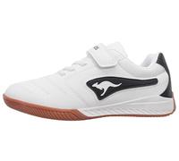 KangaROOS Baskets K5-Drib Ev Unisexe pour Enfant, White Jet Black, 31 EU