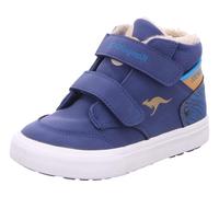 Kangaroos Baskets KAVU Primo en V, Unisexes, pour Enfant, K Blue Safari Party, 24 EU