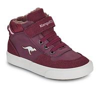 Kangaroos KAVU Shady EV Baskets Unisexes pour Enfant Noir/Framboise/Raisin Taille 25 EU, Raisin mûre, 25 EU