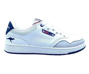 KangaROOS Baskets Unisexe Style Rc, White DK Navy, 45 EU