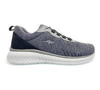 KangaROOS Baskets Unisexes Km-Evan, Steel Grey Jet Black, 41 EU