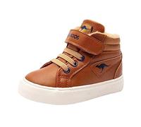 KangaROOS Baskets pour bébé garçon KAVU III, Saddle Brown Sable, 21 EU