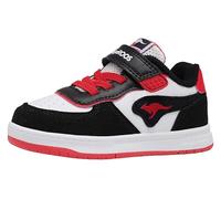 KangaROOS Bébé garçon K-cpi Izel Ev Basket, Jet Black Fiery Red, 24 EU