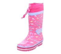 KangaROOS Bottes en caoutchouc jaune clair / lavande / rose clair / blanc, Taille 28