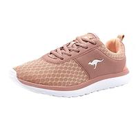 KangaROOS Bumpy Low-Top Sneakers Women’s, Red (Rose 640), 6 UK