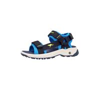 KangaROOS Chaussures ouvertes 'K-AS Jamie' bleu marine / azur / jaune fluo, Taille 29