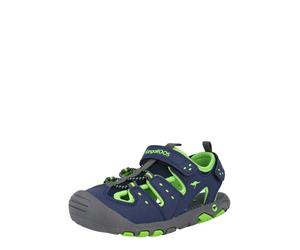KangaROOS Chaussures ouvertes 'Trek' bleu marine / gris / citron vert, Taille 28