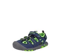 KangaROOS Chaussures ouvertes 'Trek' bleu marine / gris / citron vert, Taille 35