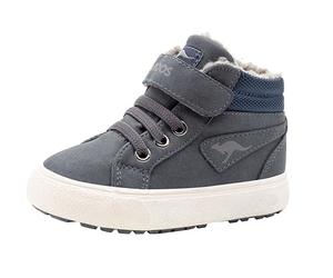 KangaROOS Espadrilles unisexes Kavu III pour enfants, bleu foncé, gris marine, 423, 27 EU