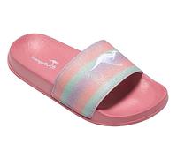 KangaROOS Femme K-Slide Shine Claquettes, Daisy Pink Rainbow, 36 EU