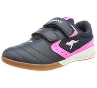 KangaROOS Femme K5-Court V Basket, Bleu Marine foncé et Rose Fluo, 40 EU