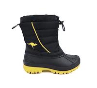 KangaROOS Garçon Unisex Kinder K-Ben Bottes, Jet Black Lemon Chrome, 32 EU