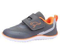 KangaROOS Garçon Unisex Kinder K-bfi Flow V Chaussures Pieds Nus, Steel Grey Vibrant Orange, 20 EU