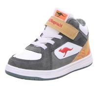 KangaROOS Garçon Unisex Kinder K-cpi Kalino Mid Ev Basket, Chaussures Militaires Green Leafy Jumpers, 25 EU