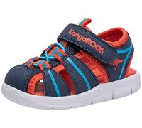 KangaROOS Garçon Unisex Kinder K-Grobi Sandale, DK Navy Orange, 24 EU
