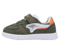 KangaROOS Garçon Unisex Kinder K-lpi Swoopz Ev Basket, Olive Vibrant Orange, 30 EU