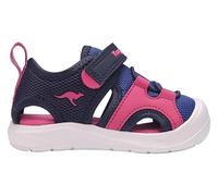 KangaROOS Garçon Unisex Kinder K-Toe Amari Ev Sandale Plate, DK Navy Daisy Pink, 23 EU
