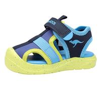 KangaROOS Garçon Unisex Kinder K-Toe Ellis Sandale Plate, DK Navy Limetta, 23 EU