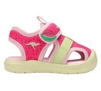 KangaROOS Garçon Unisex Kinder K-Toe Ellis Sandale Plate, Marguerite Rose Melon Squash, 29 EU