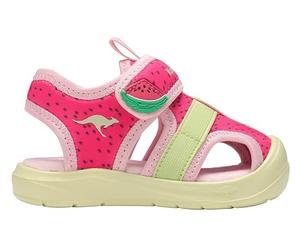 KangaROOS Garçon Unisex Kinder K-Toe Ellis Sandale Plate, Marguerite Rose Melon Squash, 29 EU