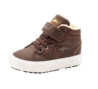 KangaROOS Garçon Unisex Kinder KAVU III Baskets Basses, Braun (Dark Brown/Sand 343), 27 EU