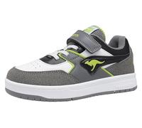 KangaROOS K-CP Bounder Ev Basket, Gris Acier, Vert Fluo, 36 EU