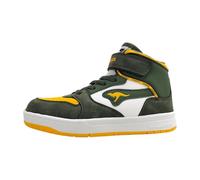 KangaROOS K-CP Rim Mid Ev Basket, Military Green Egg Yolk, 35 EU