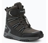 KangaROOS K-MJ Eldora EV RTX Bottes de Neige, Unisexe, Noir de Jet/Gris Acier, Taille 39 EU, Jet Black Steel Grey, 39