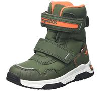 KangaROOS K-MJ Sharp V RTX Bottes de randonnée et de Trekking, Vert Militaire, Orange Fluo, 25 EU